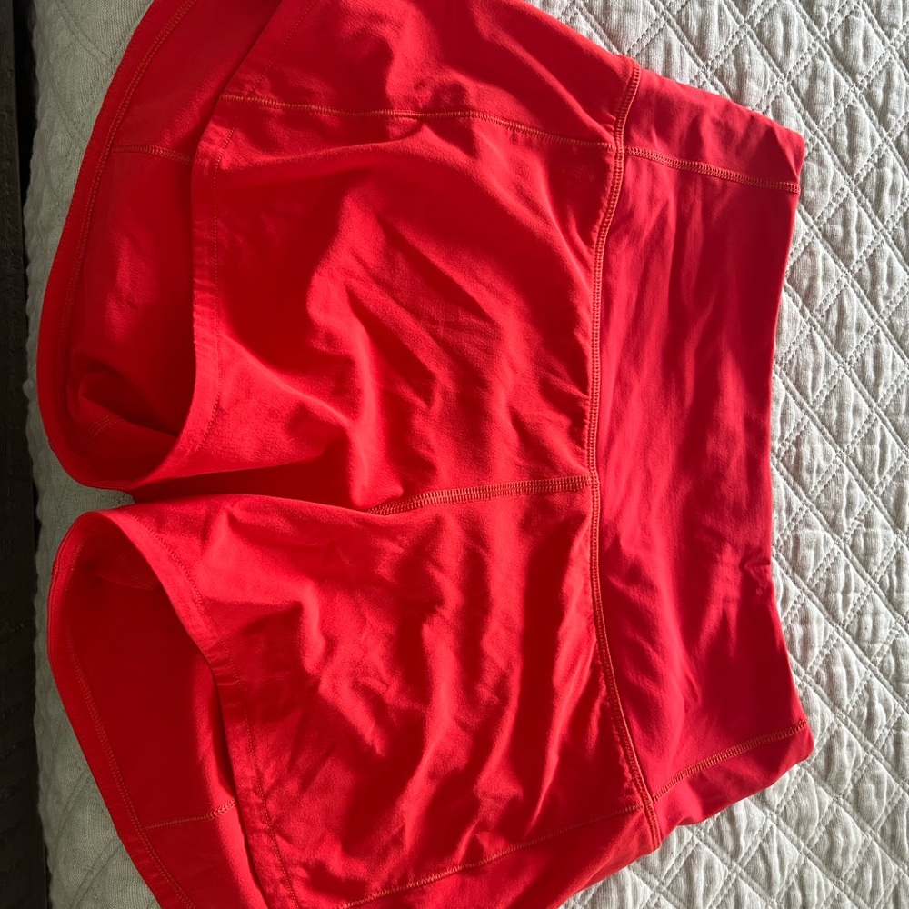 Lululemon Size 4 Red Shorts